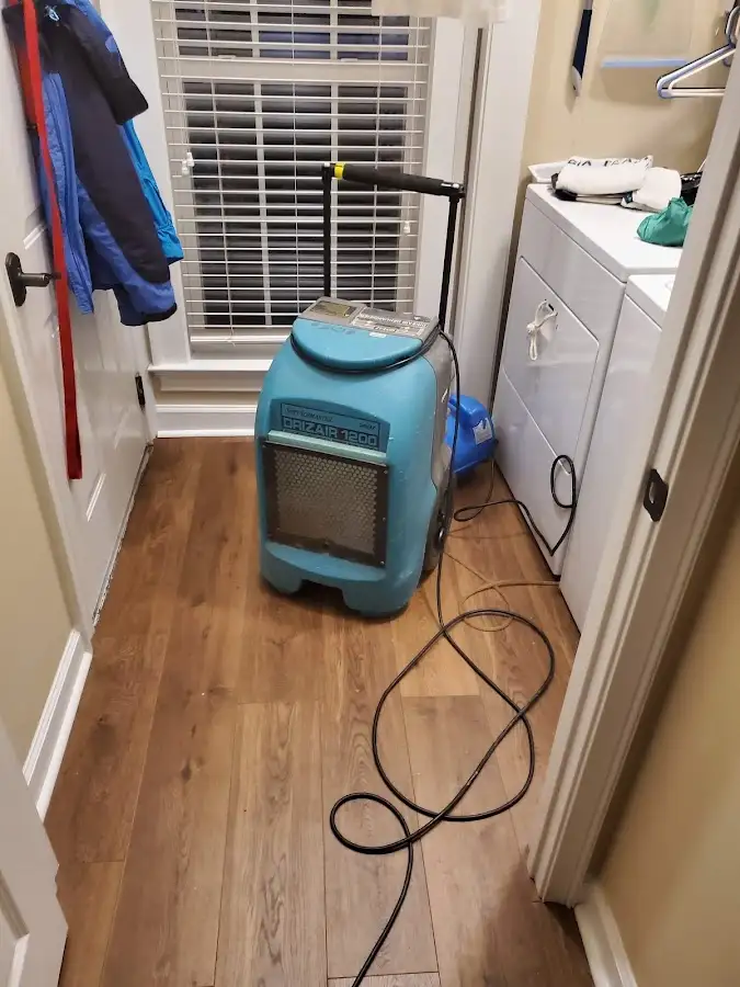 Commercial dehumidifier deployed for Flood Damage Cleanup in Salton City